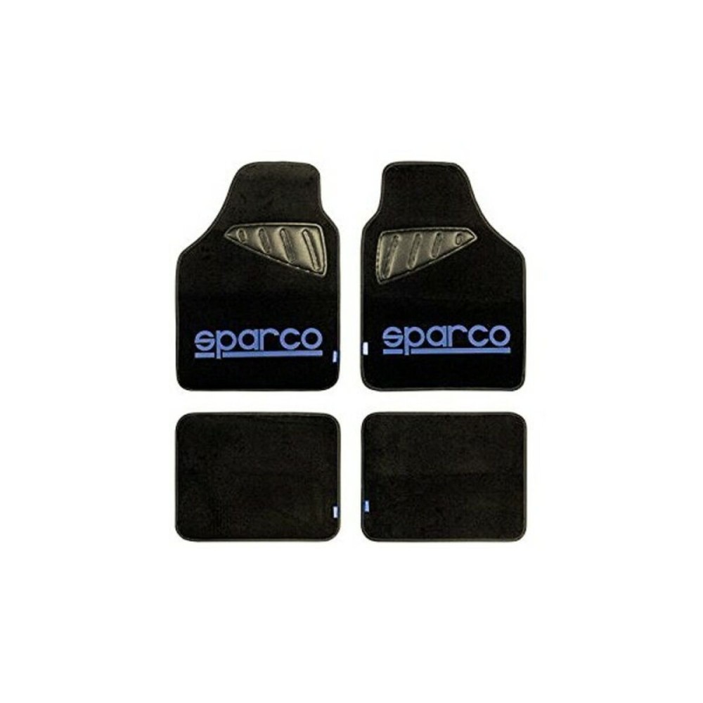 Auto-Fußmatten-Set Sparco SPC1901 Universal Schwarz/Blau (4 pcs)