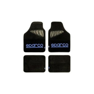 Car Floor Mat Set Sparco SPC1901 Universal Black/Blue (4 pcs)