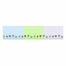 Cot protector Cool Kids Patch Garden (60 x 60 x 60 + 40 cm)