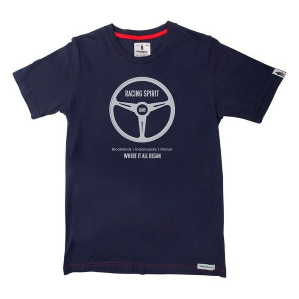 T-shirt à manches courtes homme OMP Navy Where It All Began Blue marine