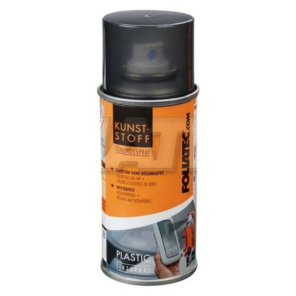 Spray paint Foliatec 21010 Black/Grey Plastic Black