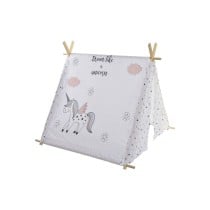 Magasin de campagne DKD Home Decor Coton Bois Licorne (110 x 110 x 106 cm)