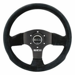 Racing Steering Wheel Sparco 300 Black