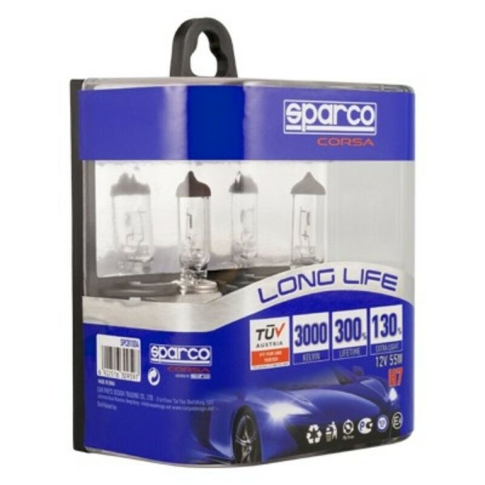 Car Bulb Sparco Long Life E-Mark H7 12V 55W 3000K