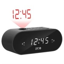 Radio réveil avec projecteur LCD SPC 1 Noir (1 Unité)