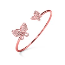 Bracelet Folli Follie Butterflies Sterling silver (Ø 55 mm)