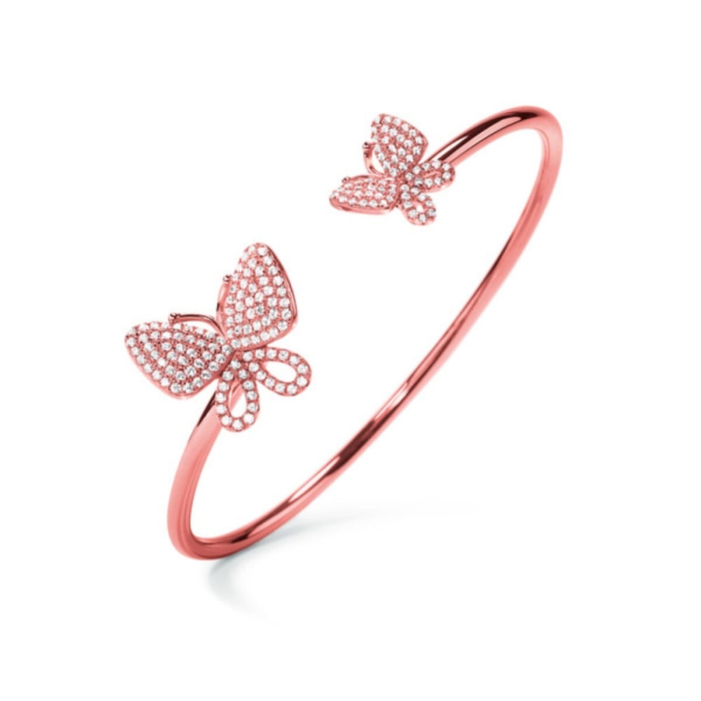 Bracelet Folli Follie Butterflies Sterling silver (Ø 55 mm)