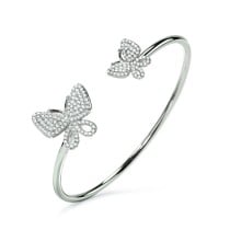 Bracelet Folli Follie Butterflies Sterling silver (Ø 55 mm)