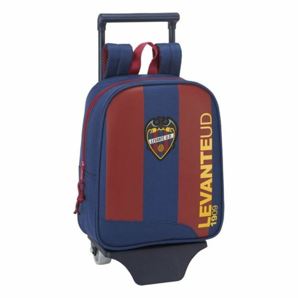 Cartable à roulettes 805 Levante U.D. 611820280 Bleu Rouge Grenat