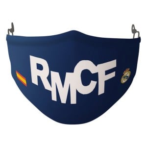 Masque en tissu hygiénique réutilisable Real Madrid C.F. SF-822024-897 Bleu Blanc