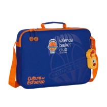 Cartable d'école Valencia Basket Bleu Orange (38 x 28 x 6 cm)