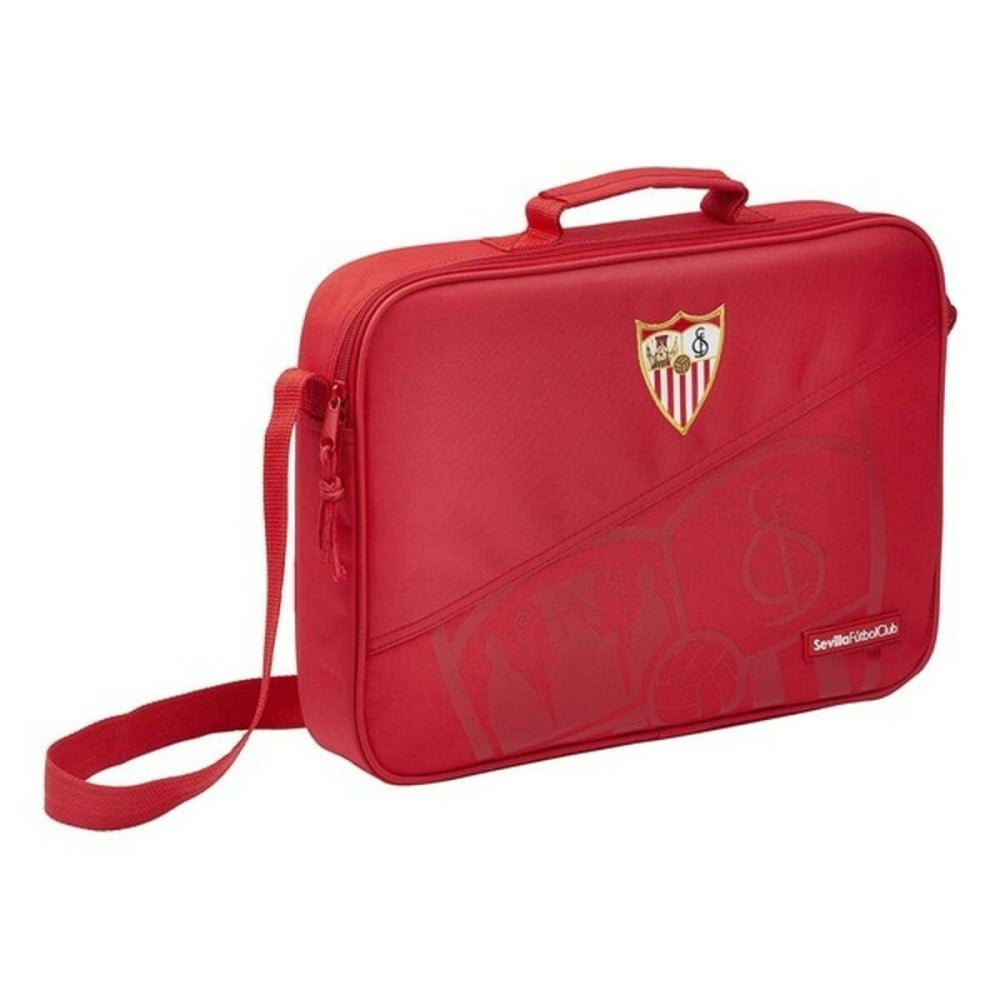 Schultasche Sevilla Fútbol Club Rot (38 x 28 x 6 cm)