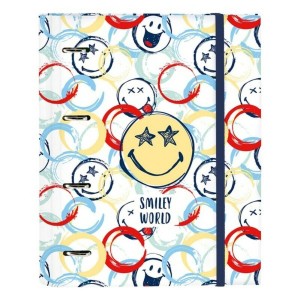 Reliure à anneaux Smiley 512090666 Multicouleur (27 x 32 x 3.5 cm)