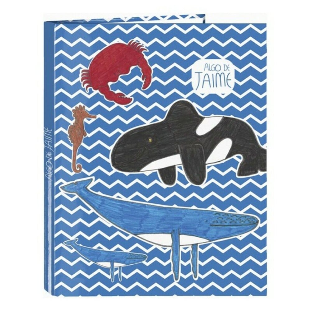 Ring binder Algo de Jaime Ocean A4 (26.5 x 33 x 4 cm)