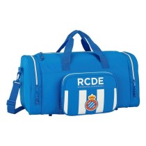 Sporttasche RCD Espanyol Blau Weiß (55 x 26 x 27 cm)