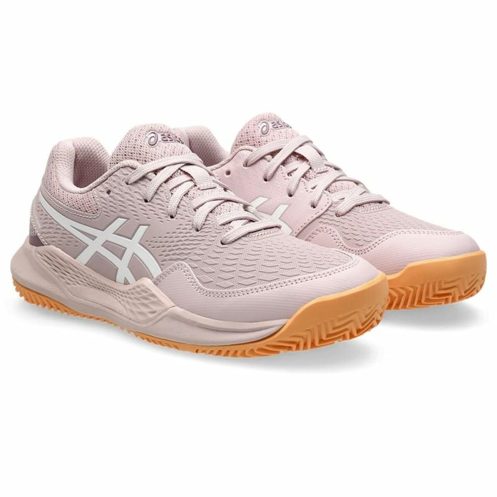 Chaussures de Tennis pour Enfants Asics Gel-Resolution 9 Gs Clay Rose