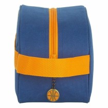 Kulturbeutel für die Schule Valencia Basket M248 Blau Orange 26 x 15 x 12 cm