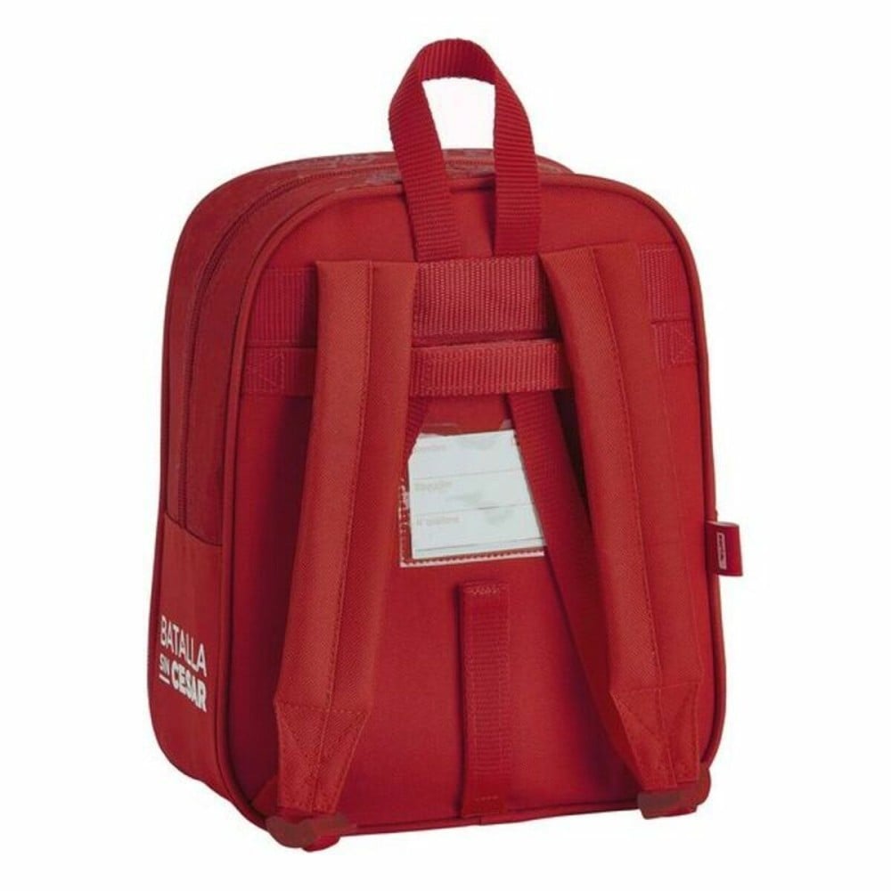 Kinderrucksack Real Sporting de Gijón Rot