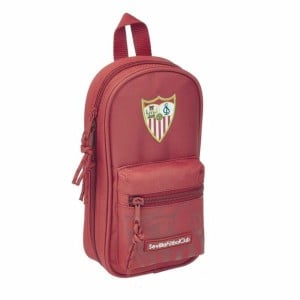 Backpack Pencil Case Sevilla Fútbol Club Red 12 x 23 x 5 cm