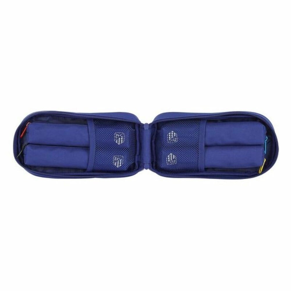 Backpack Pencil Case Atlético Madrid In blue Navy Blue 12 x 23 x 5 cm