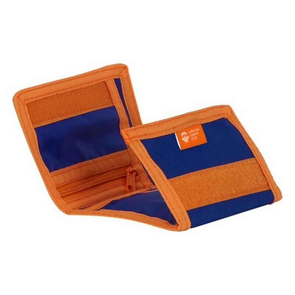 Portefeuille Valencia Basket Bleu Orange