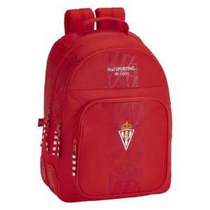 Schulrucksack Real Sporting de Gijón Rot