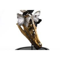 Deko-Figur DKD Home Decor Schwarz Gold Schmetterlinge 17 x 17 x 26 cm