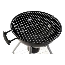 Coal Barbecue with Cover and Wheels DKD Home Decor Black Metal Plastic Rectangular 52,4 x 59 x 91,6 cm