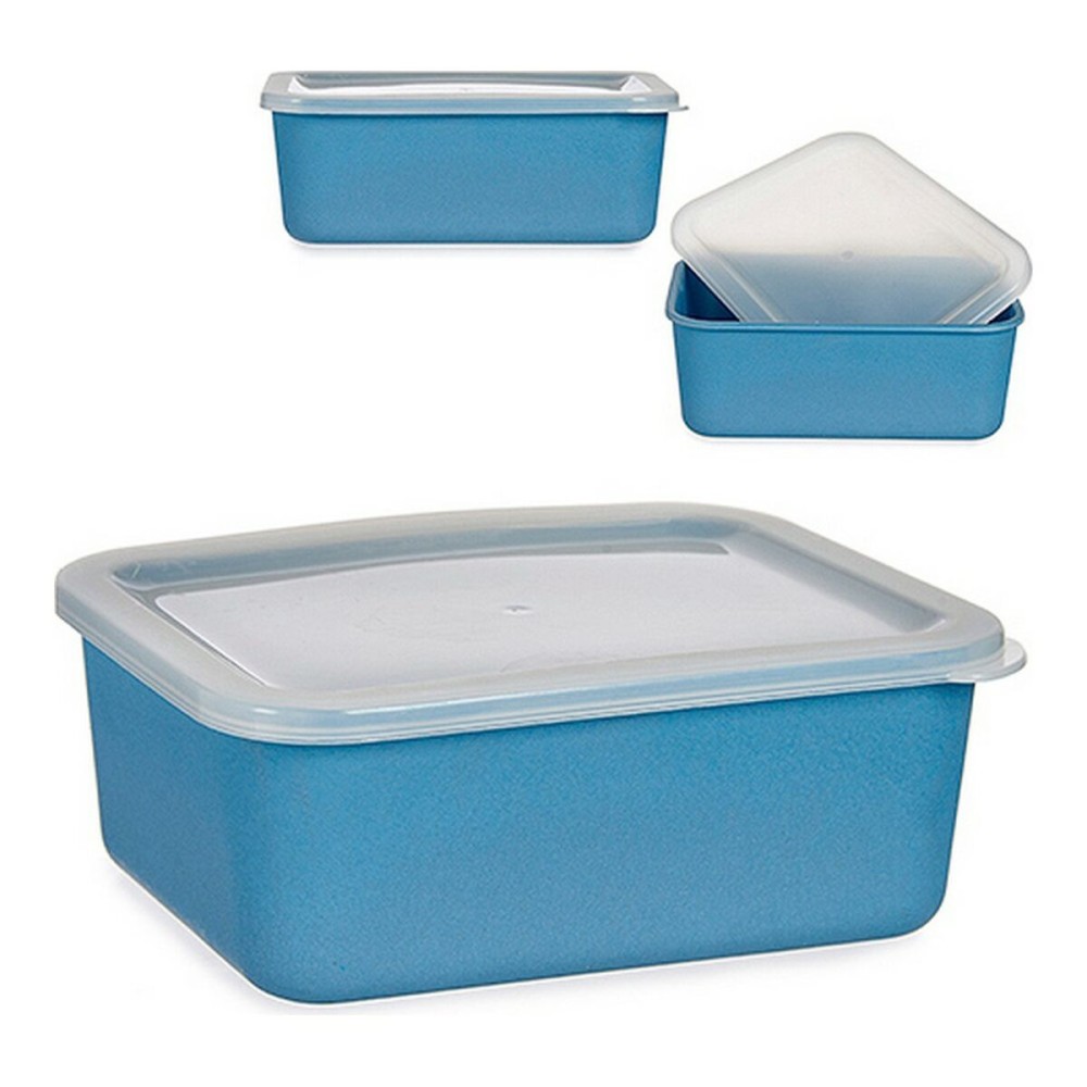 Storage Box with Lid Dark blue 14,5 x 7 x 19,5 cm