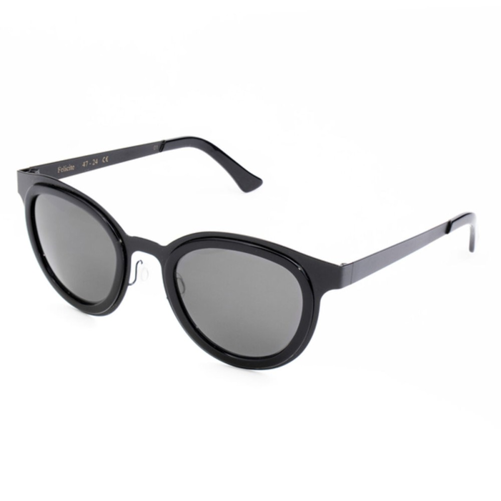 Unisex Sunglasses LGR FELICITE-BLACK-01 Ø 47 mm