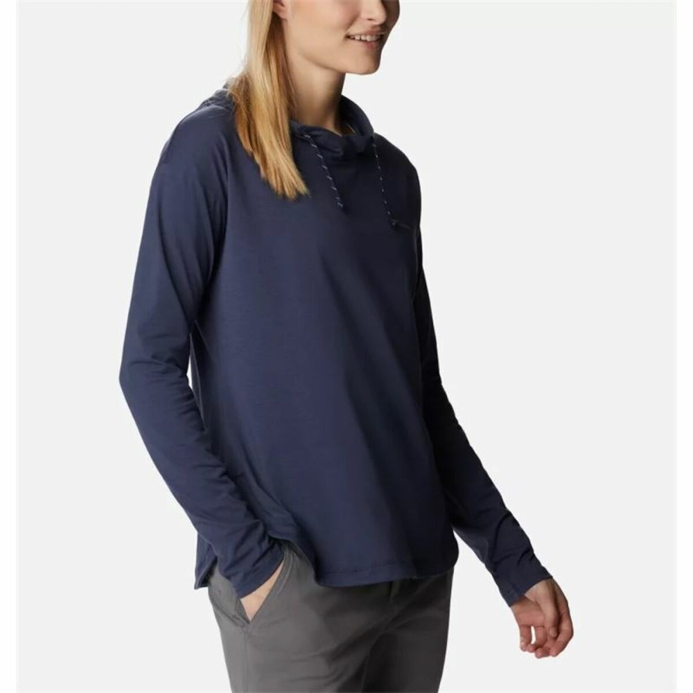 Damen Sweater mit Kapuze Columbia Sun Trek™ Marineblau