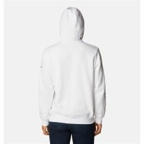 Sweat à capuche femme Columbia Logo Blanc