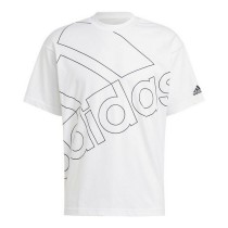 Herren Kurzarm-T-Shirt Adidas Giant Logo Weiß