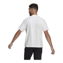 Herren Kurzarm-T-Shirt Adidas Giant Logo Weiß