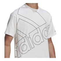 Herren Kurzarm-T-Shirt Adidas Giant Logo Weiß