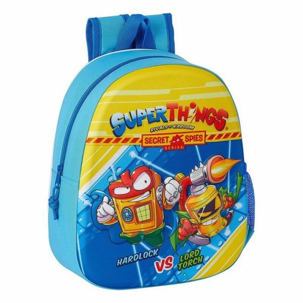 Kinderrucksack 3D SuperThings Hellblau