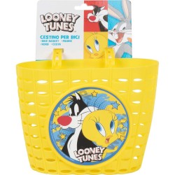 Panier enfant pour vélo Looney Tunes CZ10960 Jaune