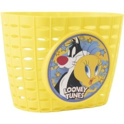 Panier enfant pour vélo Looney Tunes CZ10960 Jaune