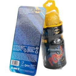 Kinderflasche für Fahrrad Batman CZ10969 Gelb/Schwarz 350 ml Gelb