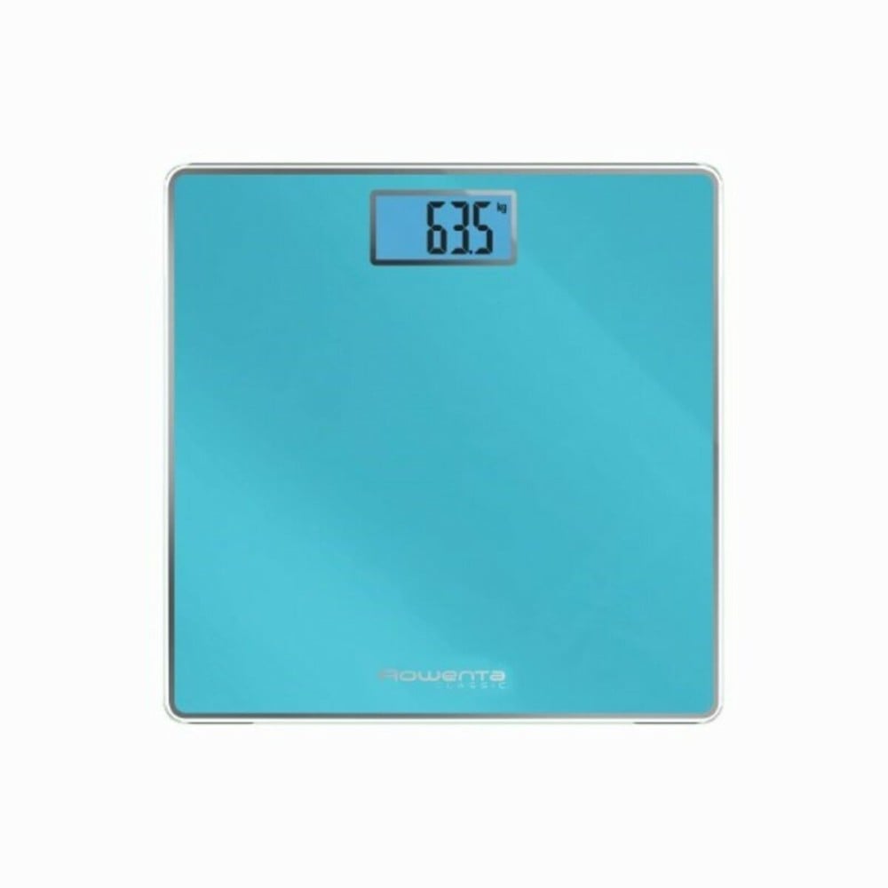 Balance Numérique de Salle de Bain Rowenta BS1503V0 3" Verre trempé Turquoise 160 kg Piles x 2