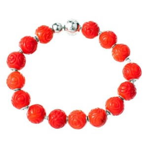 Bracelet Femme Thomas Sabo KT0147-870-10-L17 Rouge 20 cm