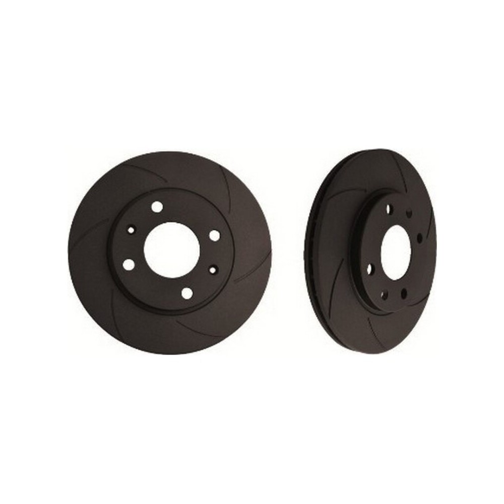 Brake Discs Black Diamond  6KBD1223G6 Solid Rear 6 Stripes