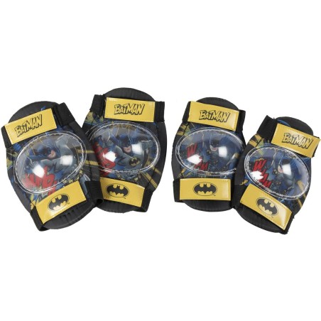 Kit coudières et genouillères Batman CZ10957 Noir/Jaune