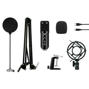 Table-top Microphone iggual Pro Voice IGG317150 USB Black