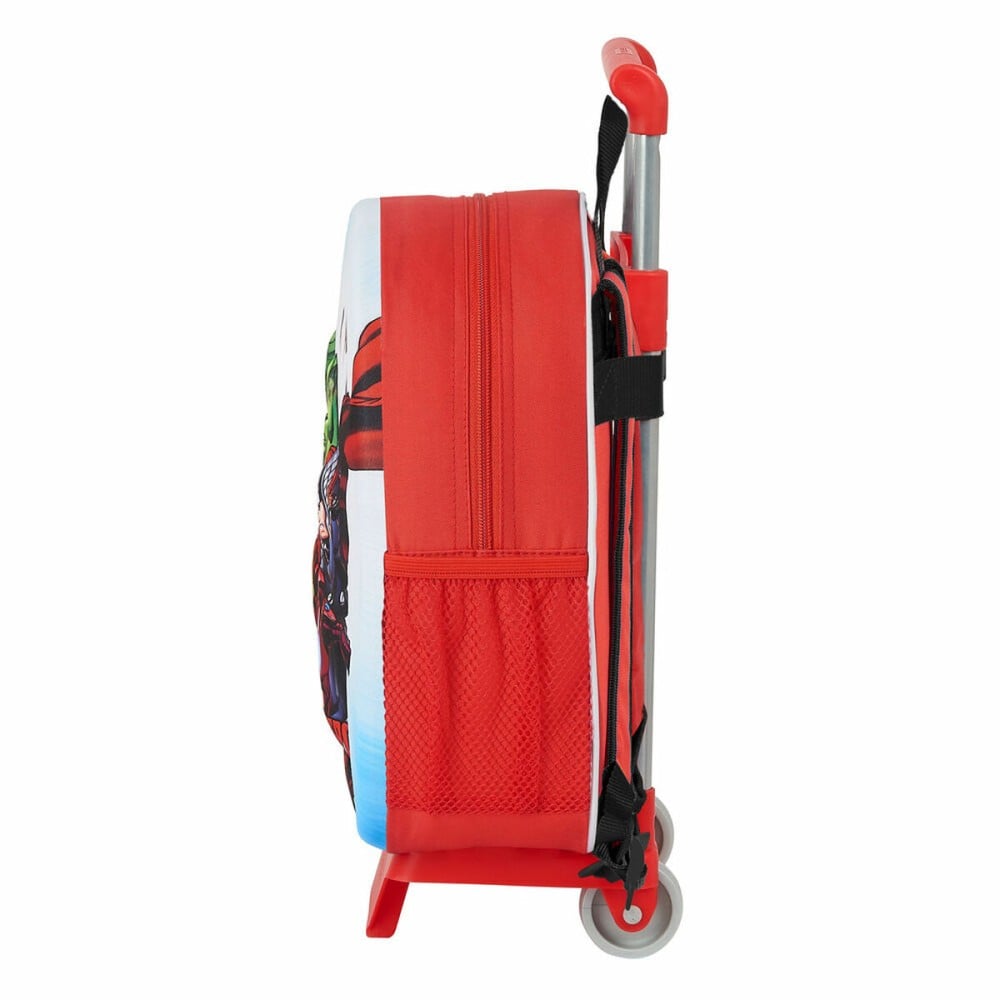 Cartable 3D avec roulettes 705 The Avengers Rouge