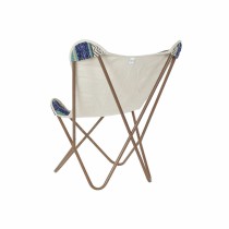 Siège DKD Home Decor Multicouleur Blue marine Fer 74 x 65 x 90 cm