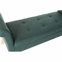 Banquette DKD Home Decor 8424001795512 Naturel Bois Polyester Vert (130 x 44 x 69 cm)