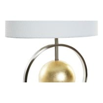 Lampe de bureau DKD Home Decor 8424001806843 Blanc Doré Argenté Métal 60 W 220 V 40 x 22 x 64 cm