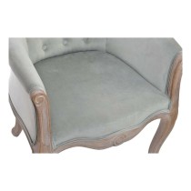 Fauteuil DKD Home Decor 8424001543137 Gris Multicouleur Bois d'hévéa 62 x 58 x 69 cm