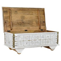 Beistelltisch DKD Home Decor MB-182010 Weiß Gold Metall Mango-Holz 115 x 60 x 45 cm